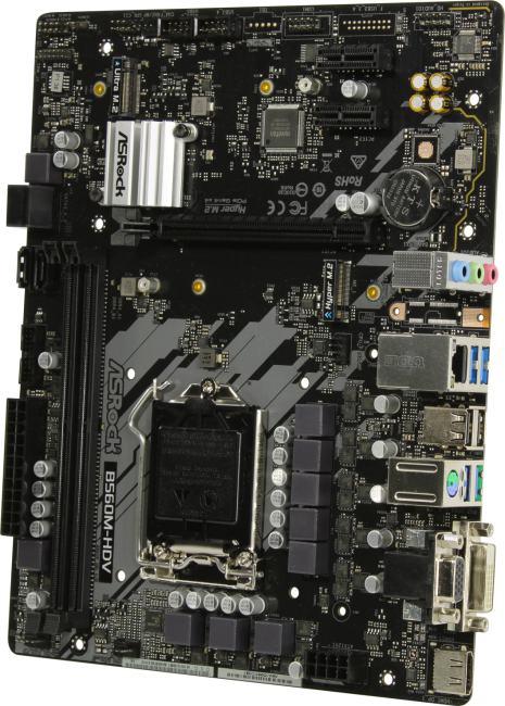 ASRock B560M-HDV (RTL) LGA1200 B560 PCI-E Dsub+DVI+HDMI GbLAN SATA MicroATX 2DDR4