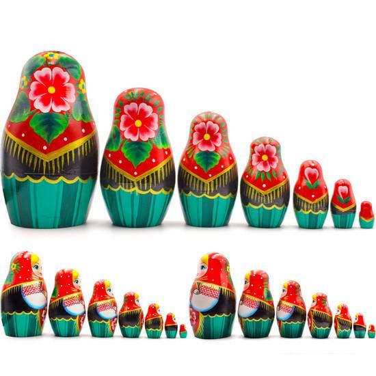 Развивающая игра Брестская Матрешка В белорусском традиционном костюме (набор 7 шт) - фото 3 - id-p224896281