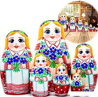 Развивающая игрушка Брестская Фабрика Сувениров В белорусском национальном платье с орнаментом и бук