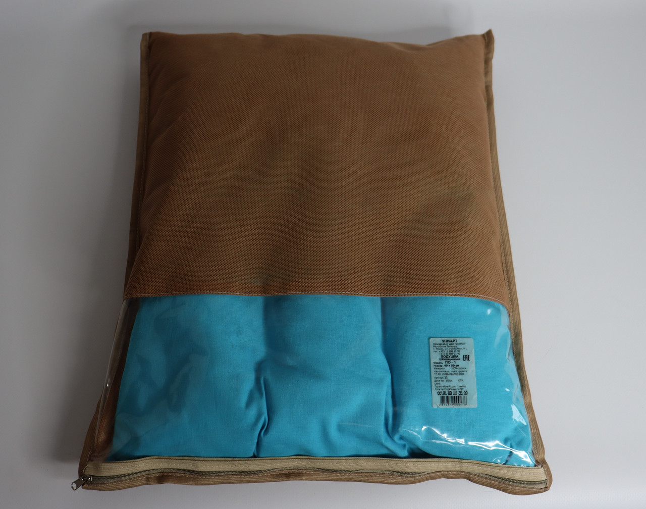 Подушка из гречневой лузги 40х50 см, 3 секции - фото 3 - id-p226649088
