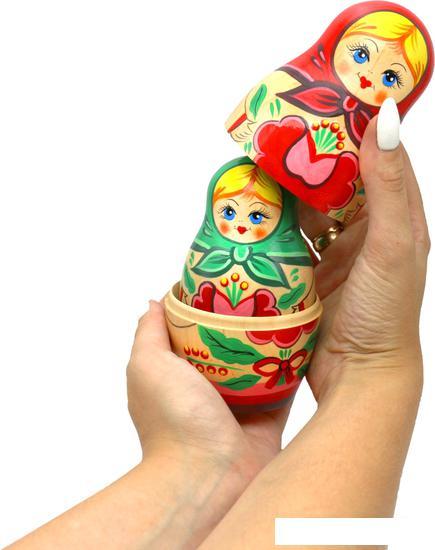 Развивающая игрушка Брестская Фабрика Сувениров Набор традиционных матрешек с дизайном первых изгото - фото 3 - id-p225073910