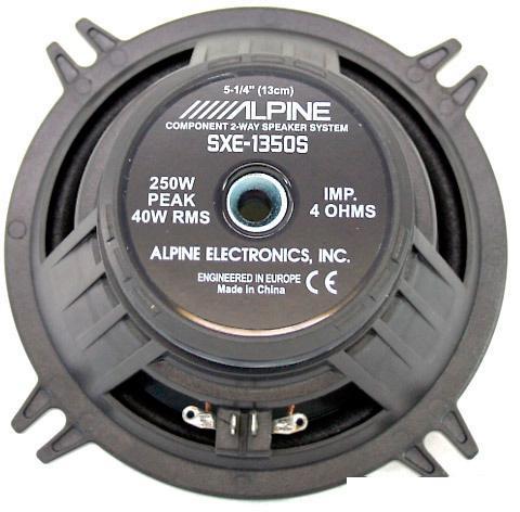 Компонентная АС Alpine SXE-1350S - фото 5 - id-p225090620