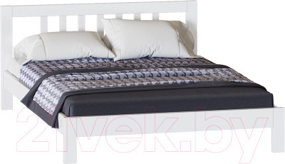 Полуторная кровать Мебельград Слип 140x200 (белый фактурный) - фото 1 - id-p225918945