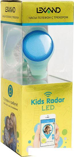 Умные часы Lexand Kids Radar LED (голубой) - фото 7 - id-p226451327