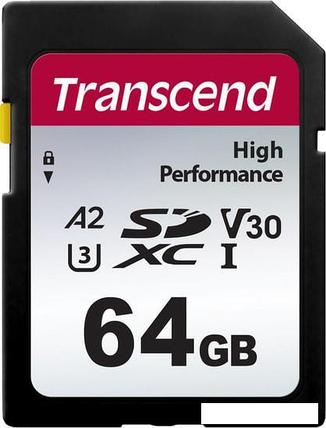 Карта памяти Transcend SDXC 330S TS64GSDC330S 64GB, фото 2