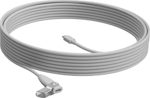 Кабель Logitech Extention Cable For Rally Mic Pod (10 м, белый) - фото 1 - id-p226409515