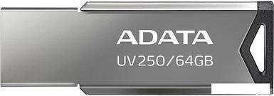 USB Flash A-Data UV250 64GB (серебристый)