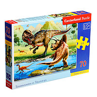 Пазл «Динозавры», 70 элементов