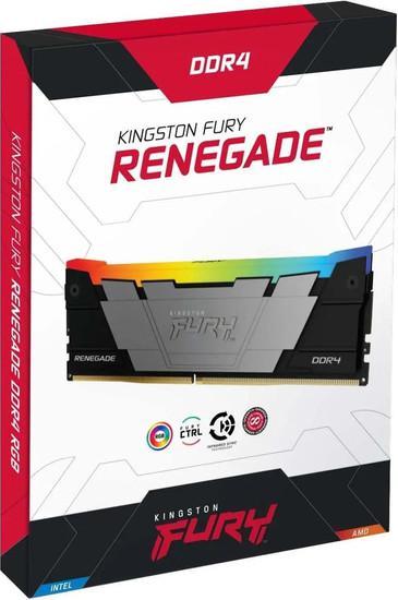 Оперативная память Kingston FURY Renegade RGB 4x8ГБ DDR4 3200 МГц KF432C16RB2AK4/32 - фото 4 - id-p226410068