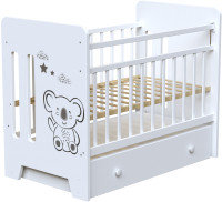Детская кроватка VDK Coala маятник-ящик