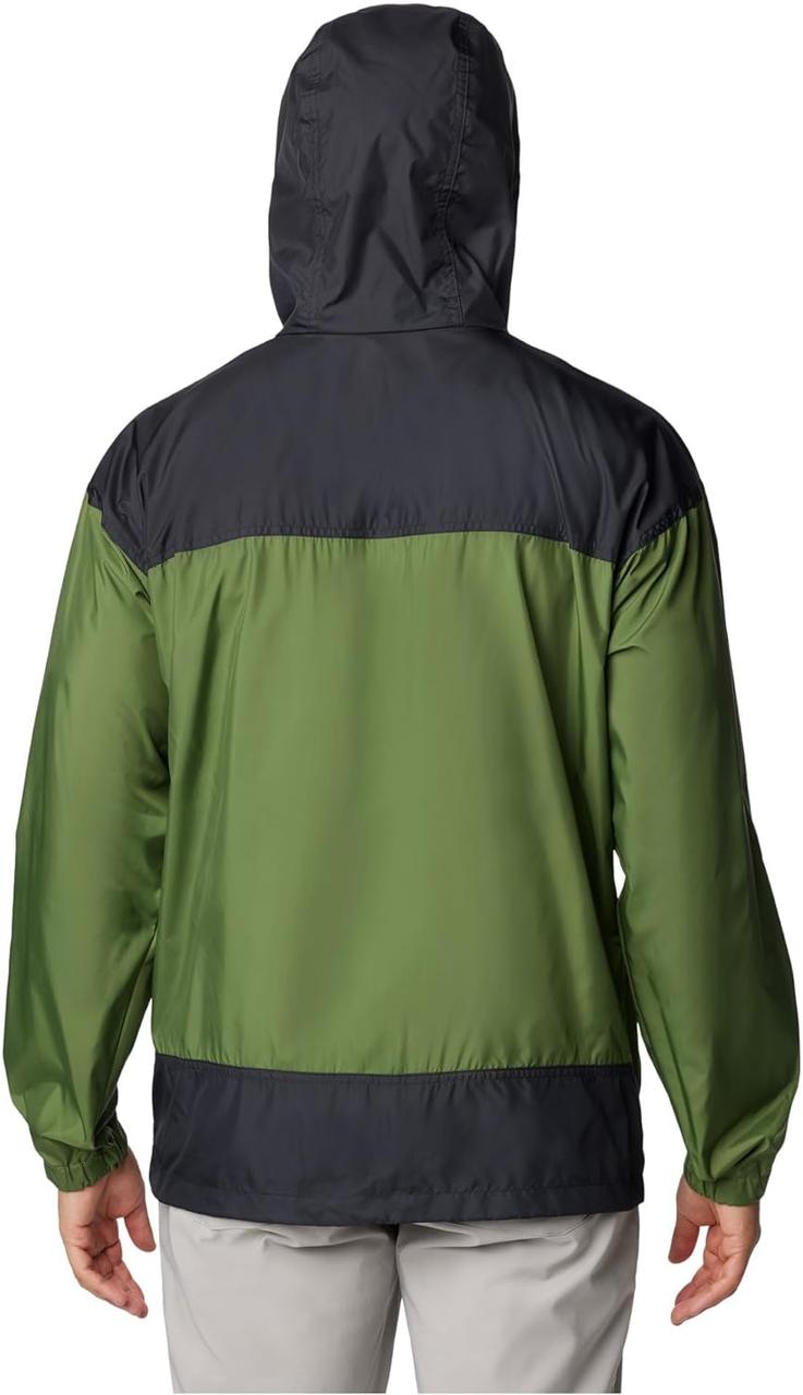 Куртка ветрозащитная мужская Columbia Flash Challenger Windbreaker зеленый 1988731-352 - фото 2 - id-p225086225