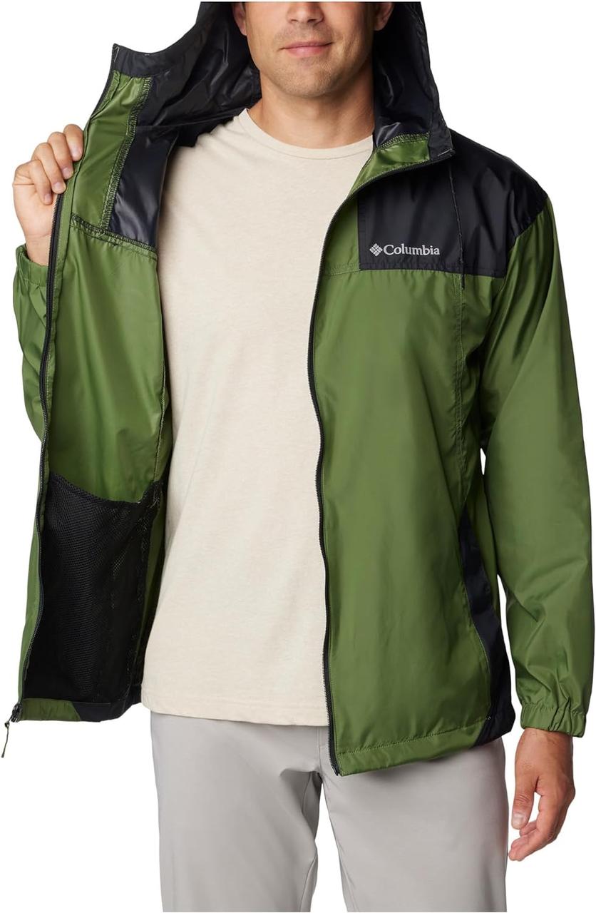 Куртка ветрозащитная мужская Columbia Flash Challenger Windbreaker зеленый 1988731-352 - фото 4 - id-p226664065