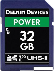 Карта памяти Delkin Devices SDHC Power UHS-II 32GB