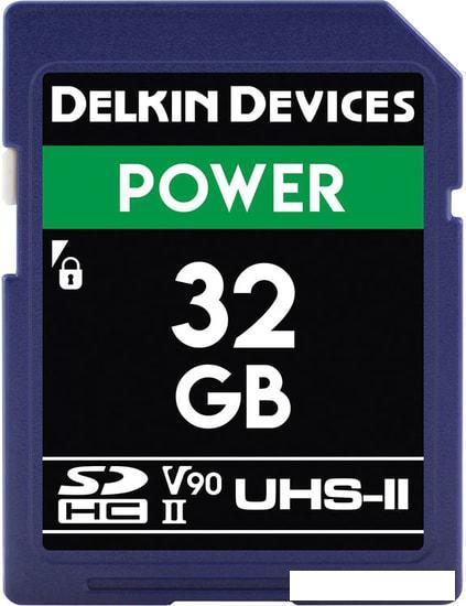 Карта памяти Delkin Devices SDHC Power UHS-II 32GB - фото 1 - id-p226578407