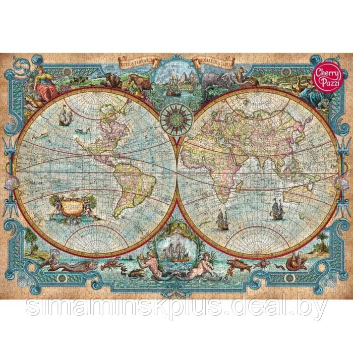 Пазл «Карта мира великих открытий», 2000 элементов - фото 5 - id-p226667184