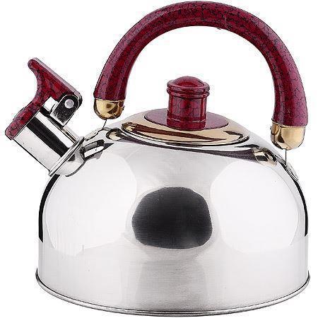 Чайник со свистком для газовой и индукционной плиты 2 литра нержавеющая сталь MAYER&BOCH 40413 - фото 1 - id-p226627286
