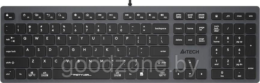 Клавиатура A4Tech Fstyler FX50 (серый) - фото 1 - id-p226668101