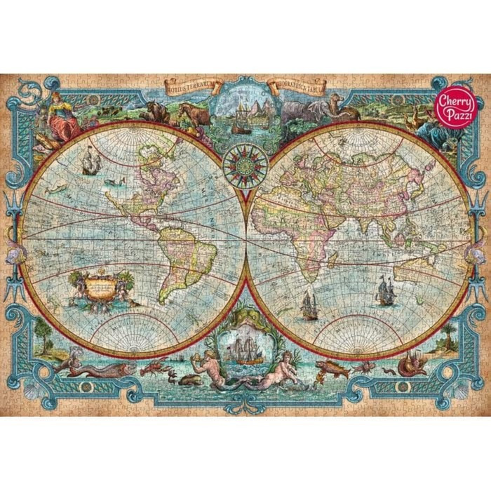 Пазл «Карта мира великих открытий», 2000 элементов - фото 5 - id-p226668326