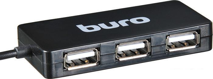 USB-хаб Buro BU-HUB4-U2.0-Slim, фото 2