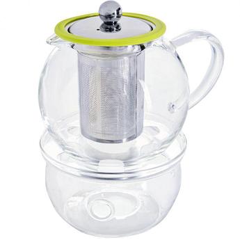 Заварочный чайник со свечой MAYER&BOCH 25674 заварник заварочник с подогревом фильтром ситечком