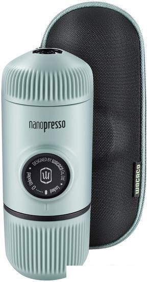 Ручная кофеварка WACACO Nanopresso Arctic Blue + Case