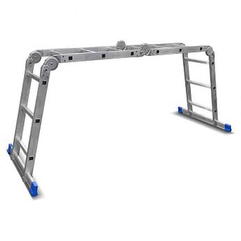 Стремянка LadderBel 3 ступеней двухстороняя Aluminum LT433PROF