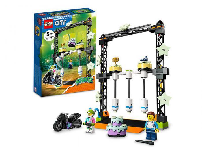 Конструктор Lego City Stuntz Испытание нокдаун 117 дет. 60341 - фото 1 - id-p226515100