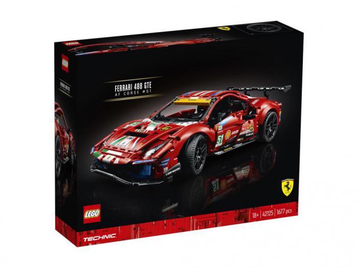 Конструктор Lego Technic Ferrari 488 GTE AF Corse №51 42125 - фото 1 - id-p226515163