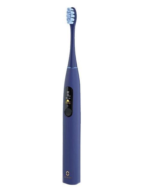 Ультразвуковая электрическая зубная щетка Xiaomi Oclean X Pro Electric Toothbrush звуковая электрощетка синяя - фото 1 - id-p226650426