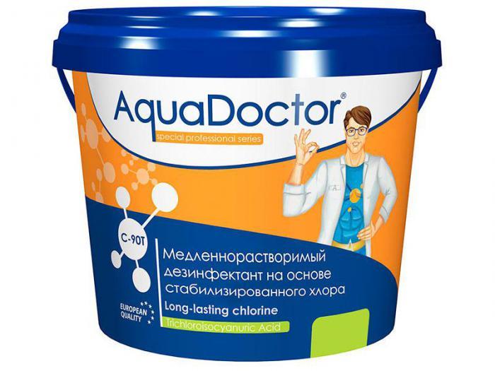Медленнорастворимый хлор AquaDoctor 1kg AQ15971 хлорные таблетки для очистки бассейна - фото 1 - id-p226650466