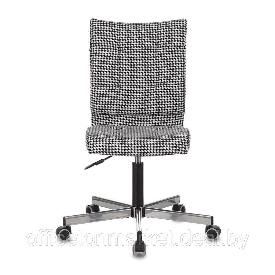 Кресло для персонала "Бюрократ СH-330M/LT", ткань, металл, черный, белый - фото 2 - id-p226626043