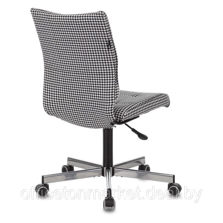 Кресло для персонала "Бюрократ СH-330M/LT", ткань, металл, черный, белый - фото 4 - id-p226626043