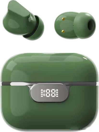 Беспроводные наушники Venso VT-807 (зеленые) (внутриканальные, портативные, Bluetooth 5.1, 10-25000 Гц, - фото 1 - id-p226643193