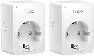 Умная розетка TP-LINK Tapo P100(2-pack) EU Wi-Fi белый - фото 1 - id-p226133763