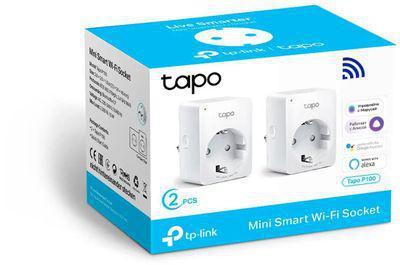 Умная розетка TP-LINK Tapo P100(2-pack) EU Wi-Fi белый - фото 3 - id-p226133763