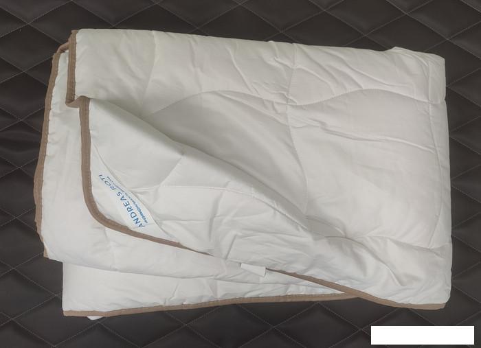 Одеяло Andreas Roti Всесезонное Бязь Шерсть ОС020302.3258 (175x205, волна белый) - фото 2 - id-p226135035