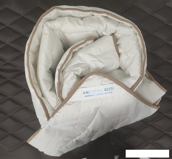 Одеяло Andreas Roti Всесезонное Бязь Шерсть ОС020302.3258 (175x205, волна белый) - фото 3 - id-p226135035