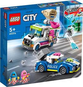 Конструктор LEGO City 60314 Погоня полиции за грузовиком с мороженым