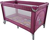 Манеж-кровать Baby Tilly Rio Plus T-1021 (фиолетовый), фото 2