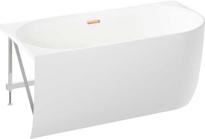 Пристенная акриловая ванна Wellsee Belle Spa 235701004, 150*75 см (левая), цвет белый глянец. Набор 4 в 1: - фото 3 - id-p225463842