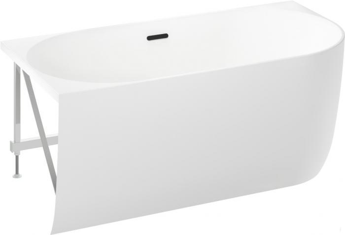 Пристенная акриловая ванна Wellsee Belle Spa 235701003, 150*75 см (левая), цвет белый глянец. Набор 4 в 1: - фото 3 - id-p225463843