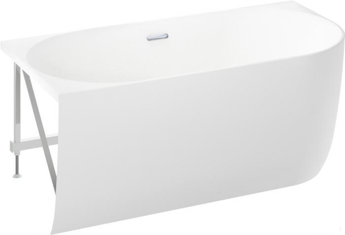 Пристенная акриловая ванна Wellsee Belle Spa 235701001, 150*75 см (левая), цвет белый глянец. Набор 4 в 1: - фото 3 - id-p225463845