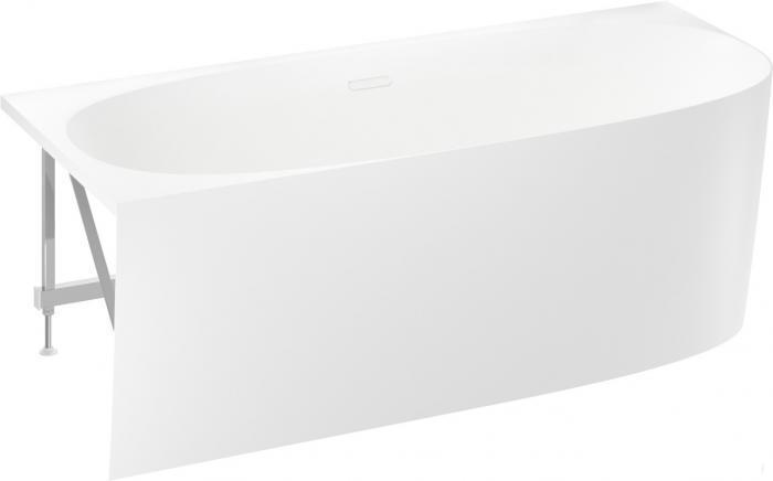 Пристенная акриловая ванна Wellsee Belle Spa 2.0 235805002, 170*75 см (левая), цвет белый глянец. Набор 4 в 1: - фото 3 - id-p225463852