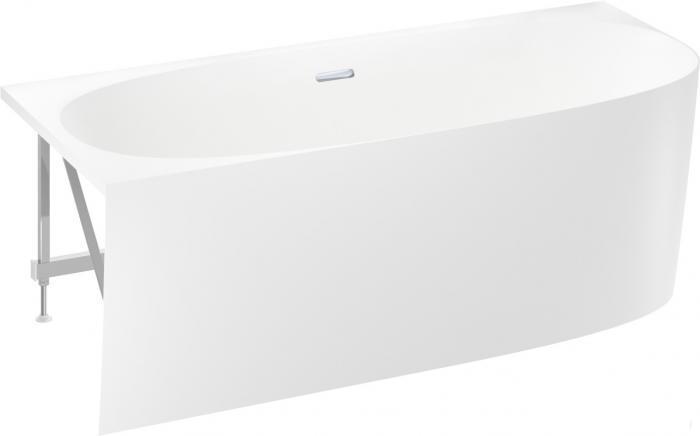 Пристенная акриловая ванна Wellsee Belle Spa 2.0 235805001, 170*75 см (левая), цвет белый глянец. Набор 4 в 1: - фото 3 - id-p225463853