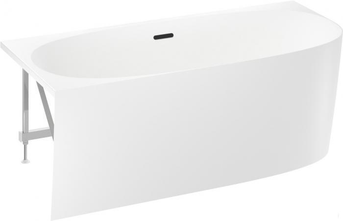 Пристенная акриловая ванна Wellsee Belle Spa 2.0 235802003, 160*75 см (левая), цвет белый глянец. Набор 4 в 1: - фото 3 - id-p225463859