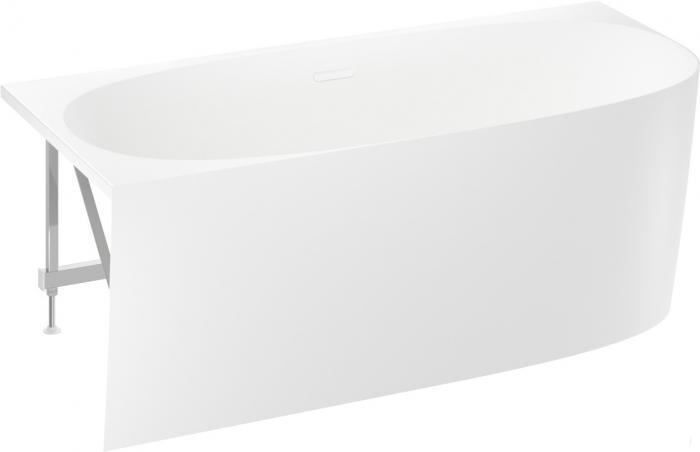 Пристенная акриловая ванна Wellsee Belle Spa 2.0 235802002, 160*75 см (левая), цвет белый глянец. Набор 4 в 1: - фото 3 - id-p225463860