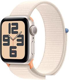 Умные часы Apple Watch SE 2 40 мм (алюминиевый корпус, звездный свет/звездный свет, нейлоновый ремешок)