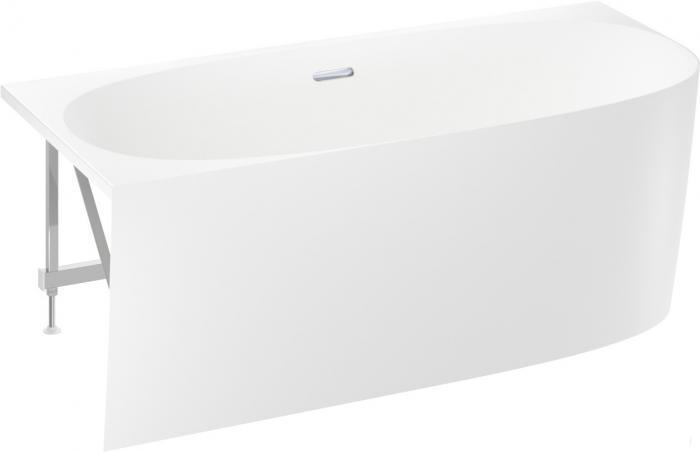 Пристенная акриловая ванна Wellsee Belle Spa 2.0 235802001, 160*75 см (левая), цвет белый глянец. Набор 4 в 1: - фото 3 - id-p225463861