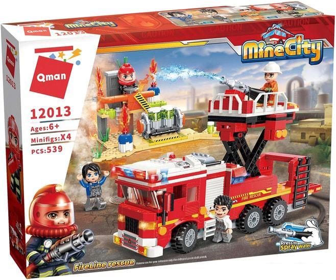 Конструктор Qman Mine City 12013 FireLine rescue - фото 1 - id-p226139555