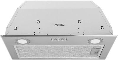 Встраиваемая вытяжка Hyundai HBB 6033 IX, управление кнопочное, нержавеющая сталь - фото 1 - id-p225820401